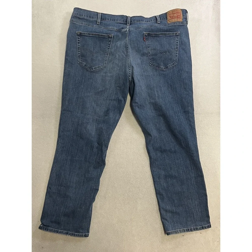 Levi's 541 Athletic Taper Jeans Men's Size 46x32 (Fits 43x29) Blue Denim Stretch